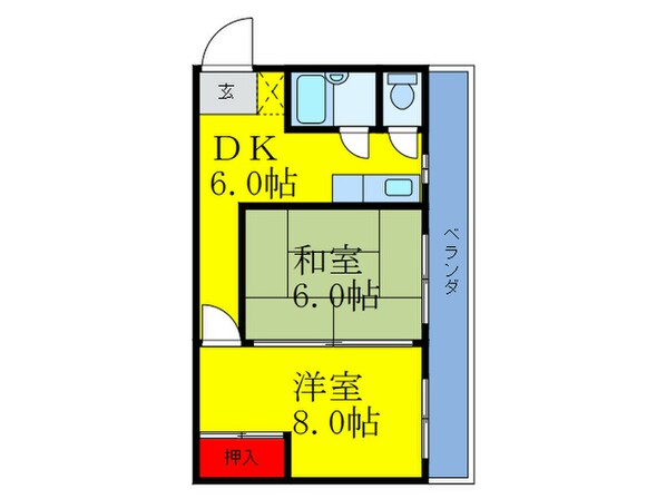 ｸﾞﾗﾝﾄﾞ-ﾙﾃﾝｼﾝの物件間取画像